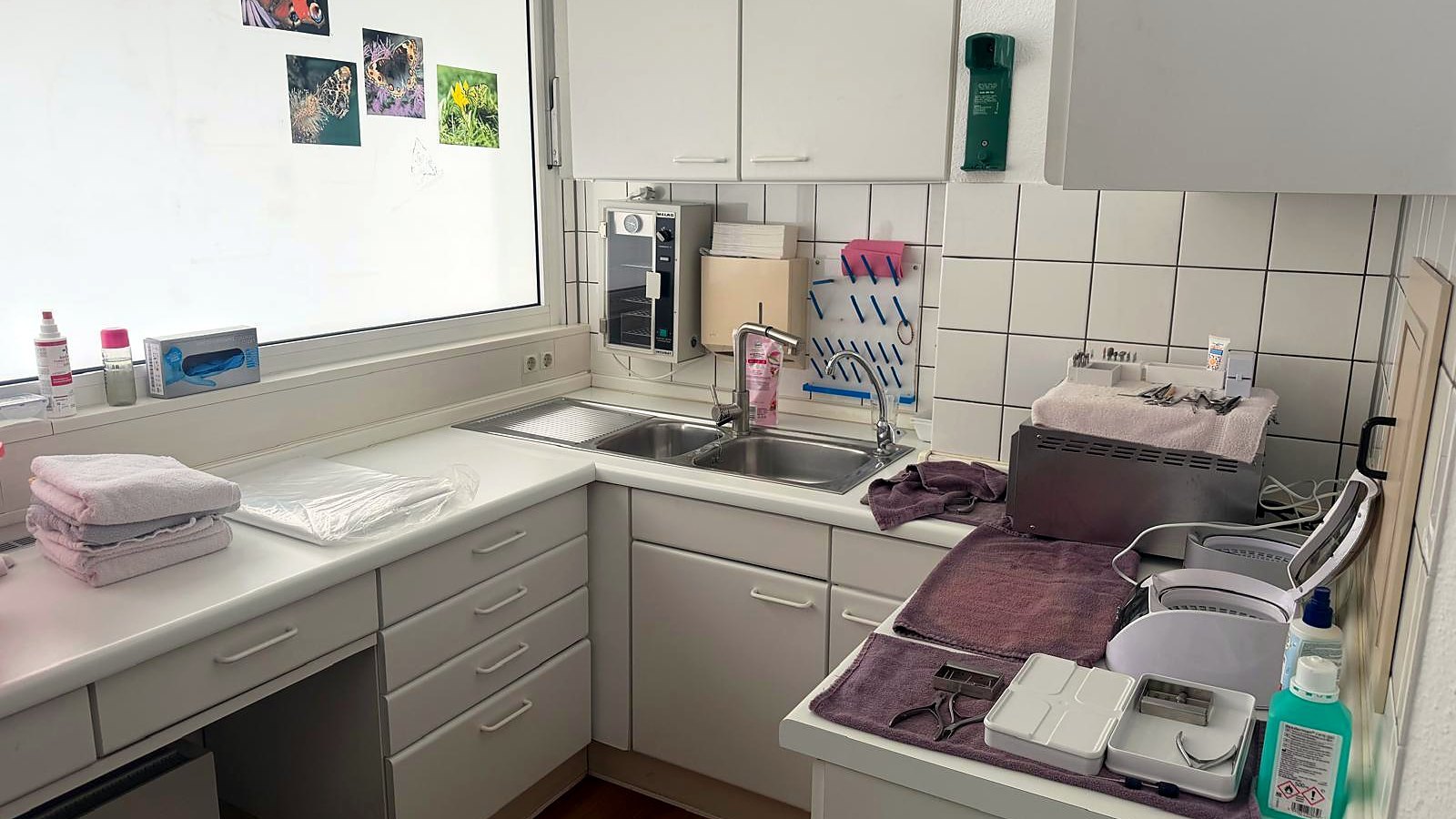 Aufbereitungsraum für Instrumente